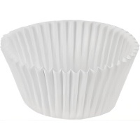 Cápsulas brancas para cupcakes de 4,8 cm - 60 unidades