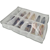 Organizador de sapatos 74,5 x 60 x 15 cm - 12 compartimentos