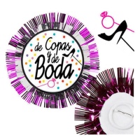 Pregadeira de casamento e vidro 14 cm - 1 peça