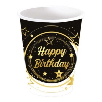 Feliz Aniversário Star Cups - 6 pcs.