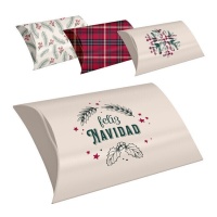 Caixa de presente clássica de Natal 32,5 x 20,5 x 7 cm - 4 unid.