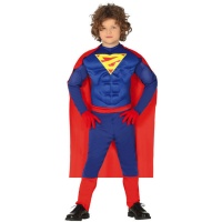 Fato de Super-Homem com músculos para crianças
