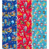 Papel de embrulho Paw Patrol sortido 2,00 x 0,70 m - 1 unid.