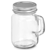 Frasco de 120 ml transparente com alça