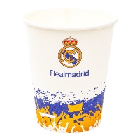 Copos do Real Madrid fã - 8 unidades