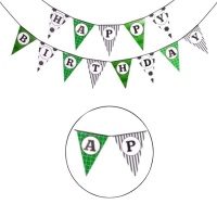 Galhardete Futebol Feliz Aniversário - 5 m