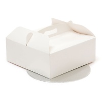 Caixa para bolo com base redonda de 36 x 36 x 12 cm - Decora