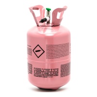 Garrafa de hélio cor-de-rosa - 0,20 m3 - para 24 balões