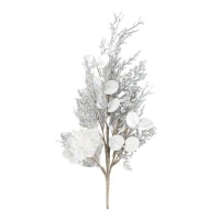 Ramo decorativo prateado 64 x 24 x 5 cm