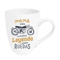 Chávena Dad legend on wheels de 350 ml