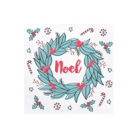 Guardanapos de Noel de 16,5 x 16,5 cm - 20 unidades