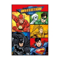Convites Liga da Justiça - 8 unid.