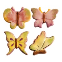 Figuras para bolo de borboletas de 3 cm - Dekora - 50 unidades