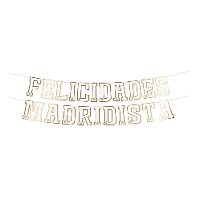 Bandeira do Real Madrid Felicidades Madridista