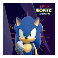 Guardanapos Sonic prime 16,5 cm - 20 unid.