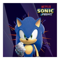 Guardanapos Sonic prime 16,5 cm - 20 unidades