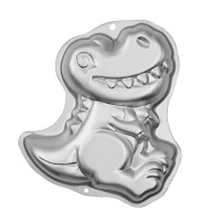 Forma de dinossauro em alumínio anodizado 30 x 26 cm - Wilton