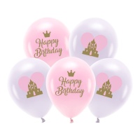 Balões de látex Princesa 33 cm - 5 pcs.
