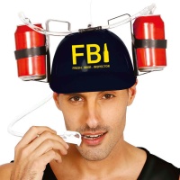 Capacete de polícia para beber