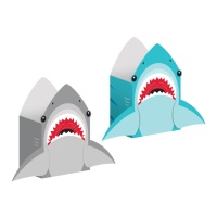 Caixa de cartão de Tubarão cinzento - 8 unidades