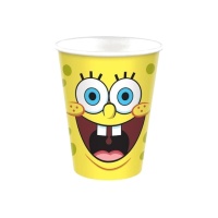 Copos de Bob Esponja de 266 ml - 8 unidades