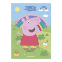 Peppa Pig silhueta de bolacha comestível