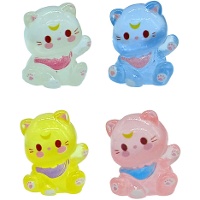 Figuras para roscón de gatinhos coloridos de 2 cm - Dekora - 50 unidades