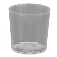 Copos de 330 ml de plástico transparente para mojito - 10 unidades