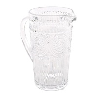 Jarra de 1 L de cristal gravado transparente