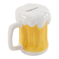 Cofre em forma de caneca de cerveja