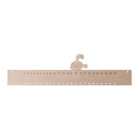Calendário do advento gnomo gatinho deslizante 48,5 x 12,5 cm - Artis decor