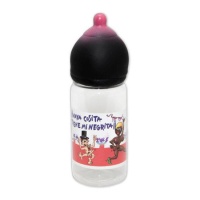 Biberão de tetina preta de Vaya cosita tiene mi negrita 360 ml