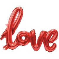 Balão letras de amor vermelho 1,08 m