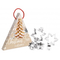 Cortadores de flocos de neve para árvore de Natal - Scrapcooking - 5 peças