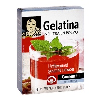 Gelatina neutra em pó de 24 gr - Carmencita