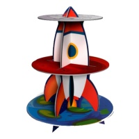 Suporte para cupcake Outer Space