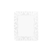 Guardanapos rectangulares de papel branco 26 x 36 cm - 100 unid.