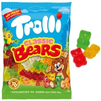 Saco de gomas sortidas - Trolli Classic Bears - 100 gramas