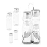 Conjunto de saleiro, pimenteiro e galheteiros de 181 ml