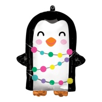 Balão pinguim decorado 38 x 45 cm - Anagrama