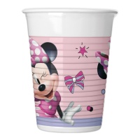 Copos Minnie e Daisy Pink 200 ml - 8 unidades