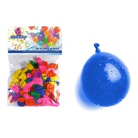 Balões de água de várias cores - 100 peças