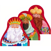 Guardanapos de 16,5 cm dos Reis Magos vintage - 18 unidades