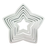 Cortadores de estrelas - PME - 6 peças