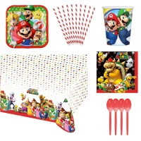 Mario Bros Party Pack - 8 pessoas