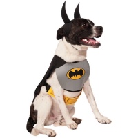 Fato clássico de Batman para cão