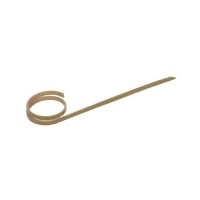 Espeto de bambu com pega encaracolada 12 cm - 12 unid.