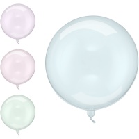 Globo orbz transparente de 40 cm - 1 unidade