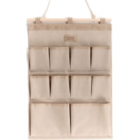 Organizador de armário suspenso 50 x 36 cm Orgânico - 10 bolsos