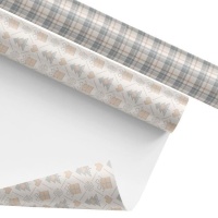 Papel de embrulho Nordic de 2,00 x 0,70 m - 1 unidade